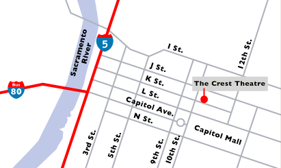 Map of Downtown Sacramento